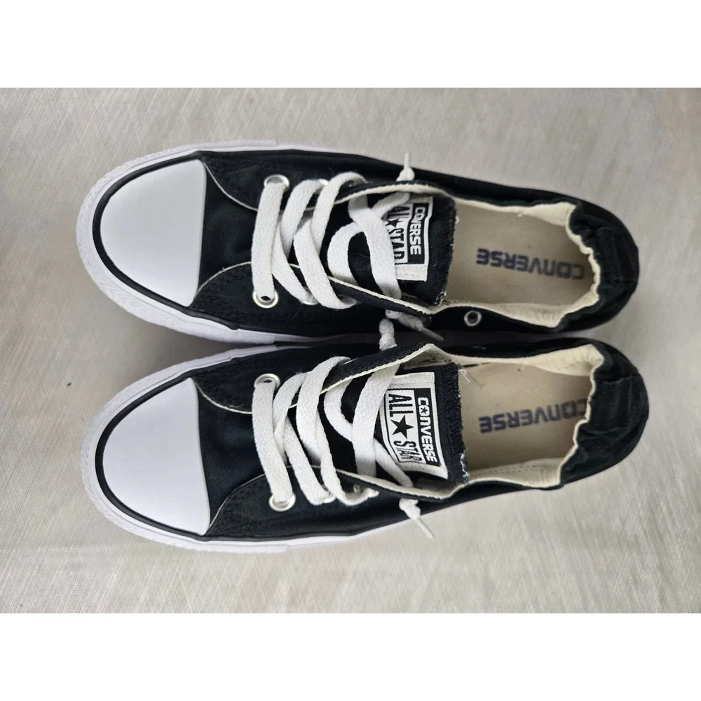 Converse Chuck Taylor All Star Shoreline Black Slip On Sneakers 537081F Womens 7 - Picture 8 of 10